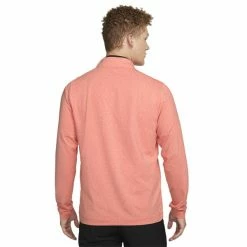 Nike Gents Dri-FIT Victory Heather ½ Zip Top Orange (814) -Cheap Footwear Store P DH1261NIKETOPORANGE814GENTS 1 L