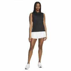 Nike Ladies Dri-FIT Victory Sleeveless Polo Shirt Black (010) -Cheap Footwear Store P DH2312NIKESHIRTBLACK010LADIES 2 L
