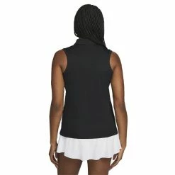 Nike Ladies Dri-FIT Victory Sleeveless Polo Shirt Black (010) -Cheap Footwear Store P DH2312NIKESHIRTBLACK010LADIES 4 L
