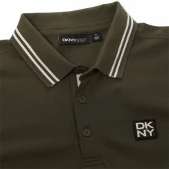 DKNY Gents Spike Pique Polo Shirt Olive Green - White -Cheap Footwear Store P DKG0007DKNYGENTSSPIKEPIQUEPOLOOLIVEGREENWHITE 3 L