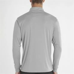 DKNY Gents Tournament ¼ Zip Top Silver -Cheap Footwear Store P DKG0011DKNYGENTSTOURNAMENTZIPTOPSILVER 3 L