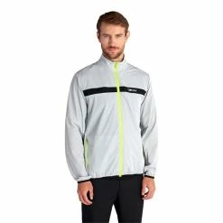 DKNY Gents Full Zip Windbreaker Silver -Cheap Footwear Store P DKG0014DKNYWINDBREAKERSILVERGENTS 2 L