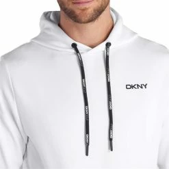 DKNY Gents Performance Hoodie White -Cheap Footwear Store P DKG0016DKNYHOODIEWHITEGENTS 5 L