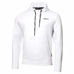 DKNY Gents Performance Hoodie White