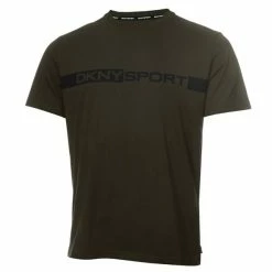 DKNY Gents Woodside T-Shirt Army Green - Black