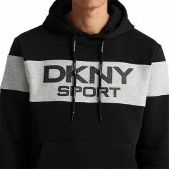 DKNY Gents South Street Colour Block Hoodie Black -Cheap Footwear Store P DKS0013DKNYHOODIEBLACKGENTS 5 L