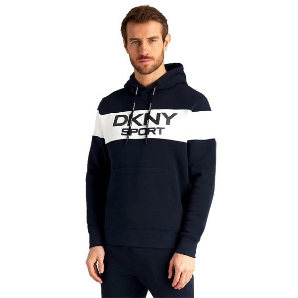 DKNY Gents South Street Colour Block Hoodie Navy 5 DKNY Gents South Street Colour Block Hoodie Navy - Image 3