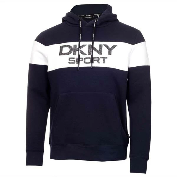 DKNY Gents South Street Colour Block Hoodie Navy 3 DKNY Gents South Street Colour Block Hoodie Navy