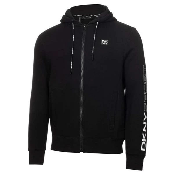DKNY Gents South Street Full Zip Hoodie Black 3 DKNY Gents South Street Full Zip Hoodie Black