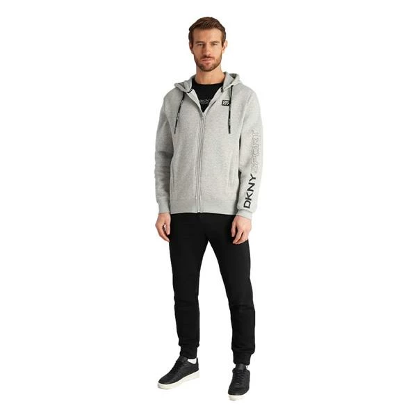 DKNY Gents South Street Full Zip Hoodie Silver Marl 8 DKNY Gents South Street Full Zip Hoodie Silver Marl - Image 6