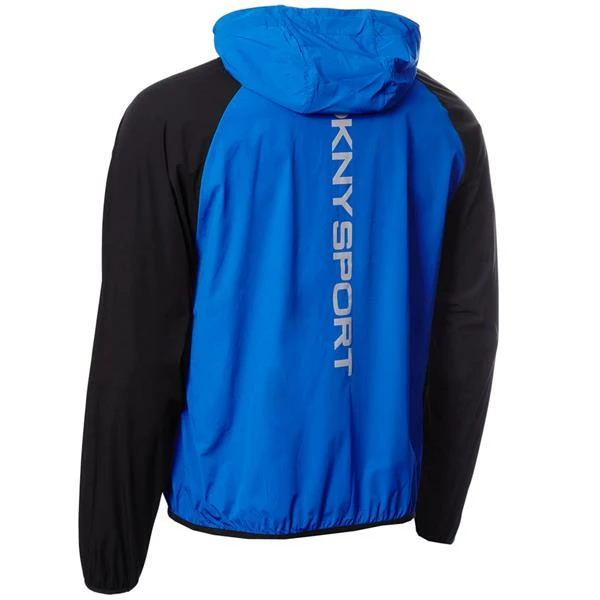 DKNY Gents Georgetown Stretch Windbreaker Electric Blue - Black 4 DKNY Gents Georgetown Stretch Windbreaker Electric Blue - Black - Image 2