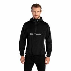 DKNY Gents Downwind ¼ Zip Jacket Black -Cheap Footwear Store P DKSMS22019DKNYGENTSDOWNWINDZIPJKTBLACK 2 L