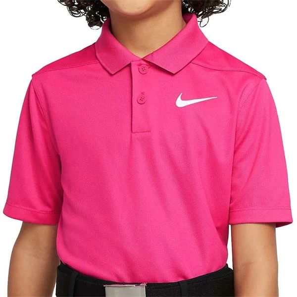 Nike Junior - Boys Dri-FIT Victory Solid Polo Pink (621) 3 Nike Junior - Boys Dri-FIT Victory Solid Polo Pink (621)