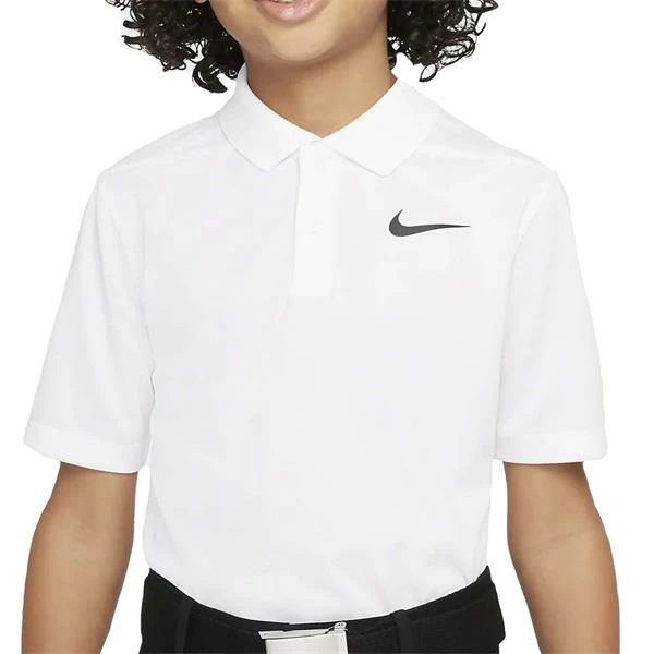 Nike Junior - Boys Dri-FIT Victory Solid Polo White (100) 3 Nike Junior - Boys Dri-FIT Victory Solid Polo White (100)