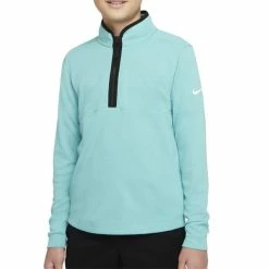 Nike Boys Dri-FIT Victory 1/2 Zip Top Teal (392)