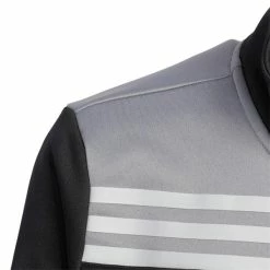 ADIDAS Boys 1/2 Zip ColourBlocked Layer Sweatshirt Grey -Cheap Footwear Store P DQ2068ADIDASTOPGREYBOYS 2 L