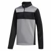 ADIDAS Boys 1/2 Zip ColourBlocked Layer Sweatshirt Grey 1 ADIDAS Boys 1/2 Zip ColourBlocked Layer Sweatshirt Grey -Cheap Footwear Store P DQ2068ADIDASTOPGREYBOYS L