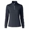 Daily Sports Ladies Anna Long Sleeve Half Neck Dark Blue -Cheap Footwear Store P DS353108DAILYSPORTSTOPDARKBLUELADIES L