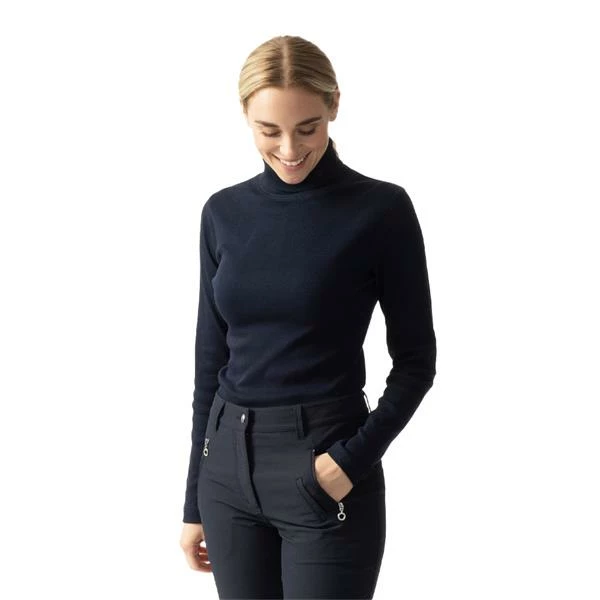 Daily Sports Ladies Maggie Long Sleeve Roll Neck Dark Blue 5 Daily Sports Ladies Maggie Long Sleeve Roll Neck Dark Blue - Image 3