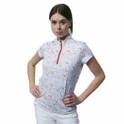 Daily Sports Ladies Marseille Cap Sleeve Polo Shirt Multicolour -Cheap Footwear Store P DS443157DAILYSPORTSSHIRTMULTICOLOURLADIES 2 L