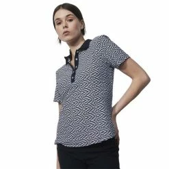 Daily Sports Ladies Lyon Cap Sleeve Polo Shirt Navy -Cheap Footwear Store P DS443158DAILYSPORTSSHIRTNAVYLADIES 2 L