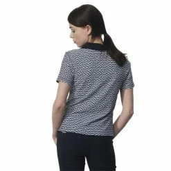 Daily Sports Ladies Lyon Cap Sleeve Polo Shirt Navy -Cheap Footwear Store P DS443158DAILYSPORTSSHIRTNAVYLADIES 3 L