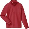 ADIDAS Boys Solid 1/2 Zip Sweatshirt Red -Cheap Footwear Store P EA3219ADIDASTOPREDBOYS L
