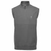 Farah Gents Clint ¼ Zip Gilet Dark Shadow