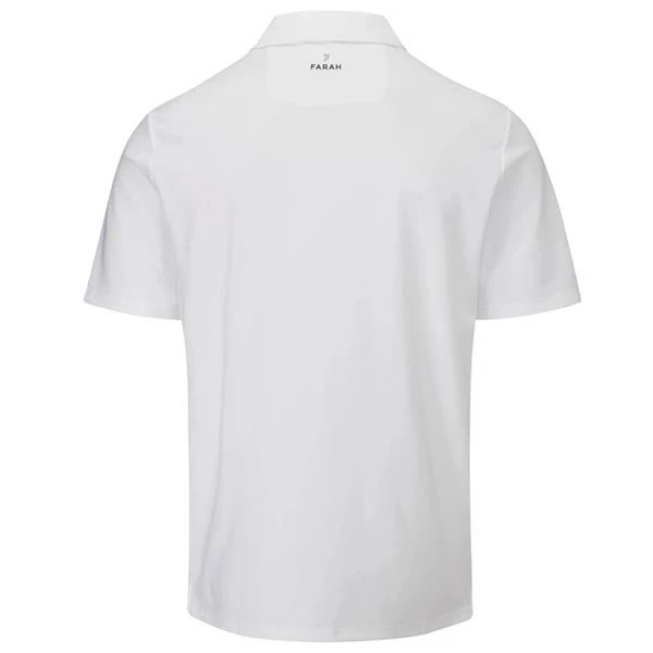 Farah Gents Keller Polo Shirt White 4 Farah Gents Keller Polo Shirt White - Image 2