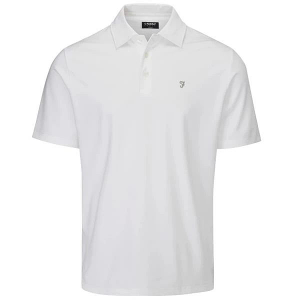 Farah Gents Keller Polo Shirt White 3 Farah Gents Keller Polo Shirt White