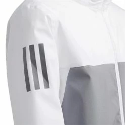 ADIDAS Junior - Boys Provisional Rain Jacket White -Cheap Footwear Store P FI8676ADIBOYSPRORAINJKTWHT 3 L