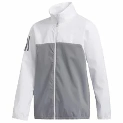 ADIDAS Junior - Boys Provisional Rain Jacket White