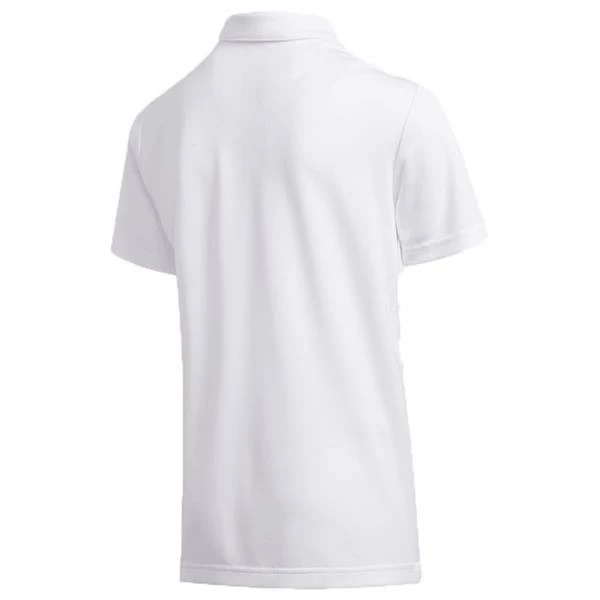 ADIDAS Junior - Boys Printed Polo Shirt White 4 ADIDAS Junior - Boys Printed Polo Shirt White - Image 2