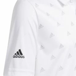 ADIDAS Junior - Boys Printed Polo Shirt White 10 ADIDAS Junior - Boys Printed Polo Shirt White -Cheap Footwear Store P FI8706ADIBOYSPRINTEDPOLOWHT 3 L