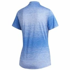 ADIDAS Ladies Gradient SS Polo Glory Blue 7 ADIDAS Ladies Gradient SS Polo Glory Blue -Cheap Footwear Store P FI9518ADILDSGRADIENTPOLOBLUE 1 L
