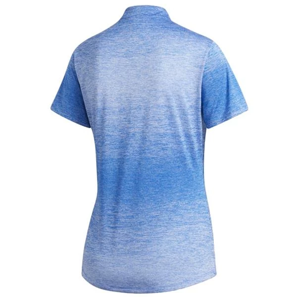 ADIDAS Ladies Gradient SS Polo Glory Blue 4 ADIDAS Ladies Gradient SS Polo Glory Blue - Image 2