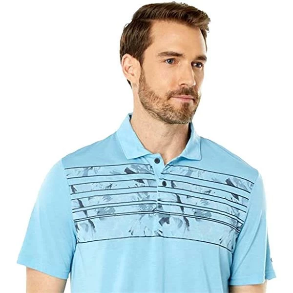 Oakley Gents Azalea Stripe Polo Shirt Aviator Heather 4 Oakley Gents Azalea Stripe Polo Shirt Aviator Heather - Image 2