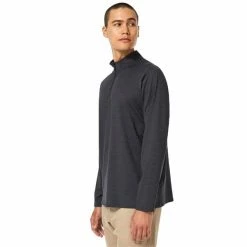 Oakley Gents Gravity Range Polo Shirt Blackout Heather -Cheap Footwear Store P FOA403096OAKLEYSHIRTBLACKOUTHEATHER09GGENTS 4 L