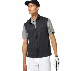 Oakley Gents Gravity Range Vest Blackout Heather -Cheap Footwear Store P FOA403097OAKLEYVESTBLACKOUTHEATHER09GGENTS 2 L