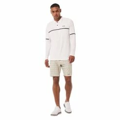 Oakley Gents UV Sleeve Tech Polo Shirt White (100) -Cheap Footwear Store P FOA404356OAKLEYSHIRTWHITE100GENTS 2 L