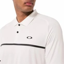 Oakley Gents UV Sleeve Tech Polo Shirt White (100) -Cheap Footwear Store P FOA404356OAKLEYSHIRTWHITE100GENTS 3 L