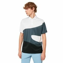 Oakley Gents Reduct Wave Polo Shirt Dark Slate (94A) -Cheap Footwear Store P FOA404357OAKLEYSHIRTDARKSLATE94AGENTS 2 L