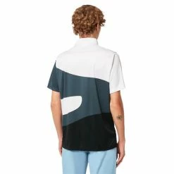 Oakley Gents Reduct Wave Polo Shirt Dark Slate (94A) -Cheap Footwear Store P FOA404357OAKLEYSHIRTDARKSLATE94AGENTS 3 L