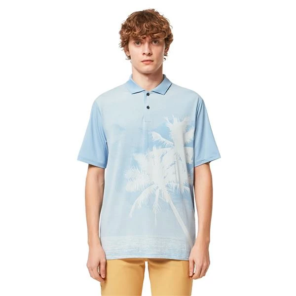 Oakley Gents Reduct Polo Shirt Stonewash Blue (6EK) 5 Oakley Gents Reduct Polo Shirt Stonewash Blue (6EK) - Image 3