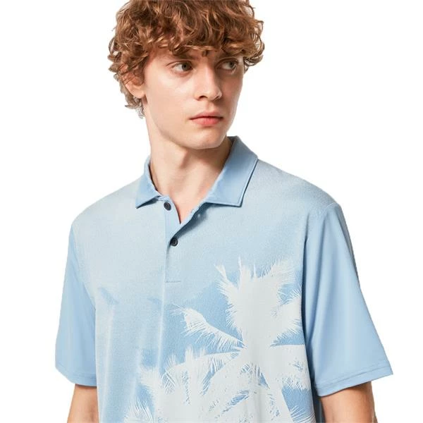 Oakley Gents Reduct Polo Shirt Stonewash Blue (6EK) 8 Oakley Gents Reduct Polo Shirt Stonewash Blue (6EK) - Image 6