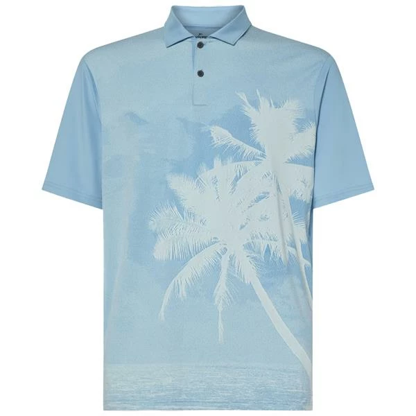 Oakley Gents Reduct Polo Shirt Stonewash Blue (6EK) 3 Oakley Gents Reduct Polo Shirt Stonewash Blue (6EK)