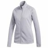 ADIDAS Ladies Textured Full Zip Layer Top Glory Grey -Cheap Footwear Store P FS2554ADIDASTOPGREYLADIES L