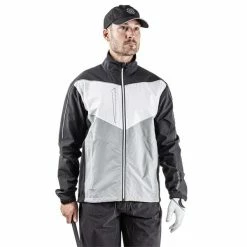 Galvin Green Gents Armstrong GORE-TEX Paclite® Jacket Black - Sharskin - Cool Grey (72) -Cheap Footwear Store P G1202GALVINGREENJACKETBLACKSHARKSKINGREY72GENTS 2 L