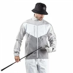 Galvin Green Gents Armstrong GORE-TEX Paclite® Jacket Cool Grey - Sharkskin - White (70) -Cheap Footwear Store P G1202GALVINGREENJACKETGREYSHARKSKINWHITE70GENTS 2 L