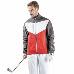 Galvin Green Gents Armstrong GORE-TEX Paclite® Jacket Iron Red - White (21) -Cheap Footwear Store P G1202GALVINGREENJACKETIRONREDWHITE21GENTS 2 L